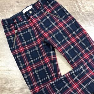 Zara Girls Plaid Pants Sz 6